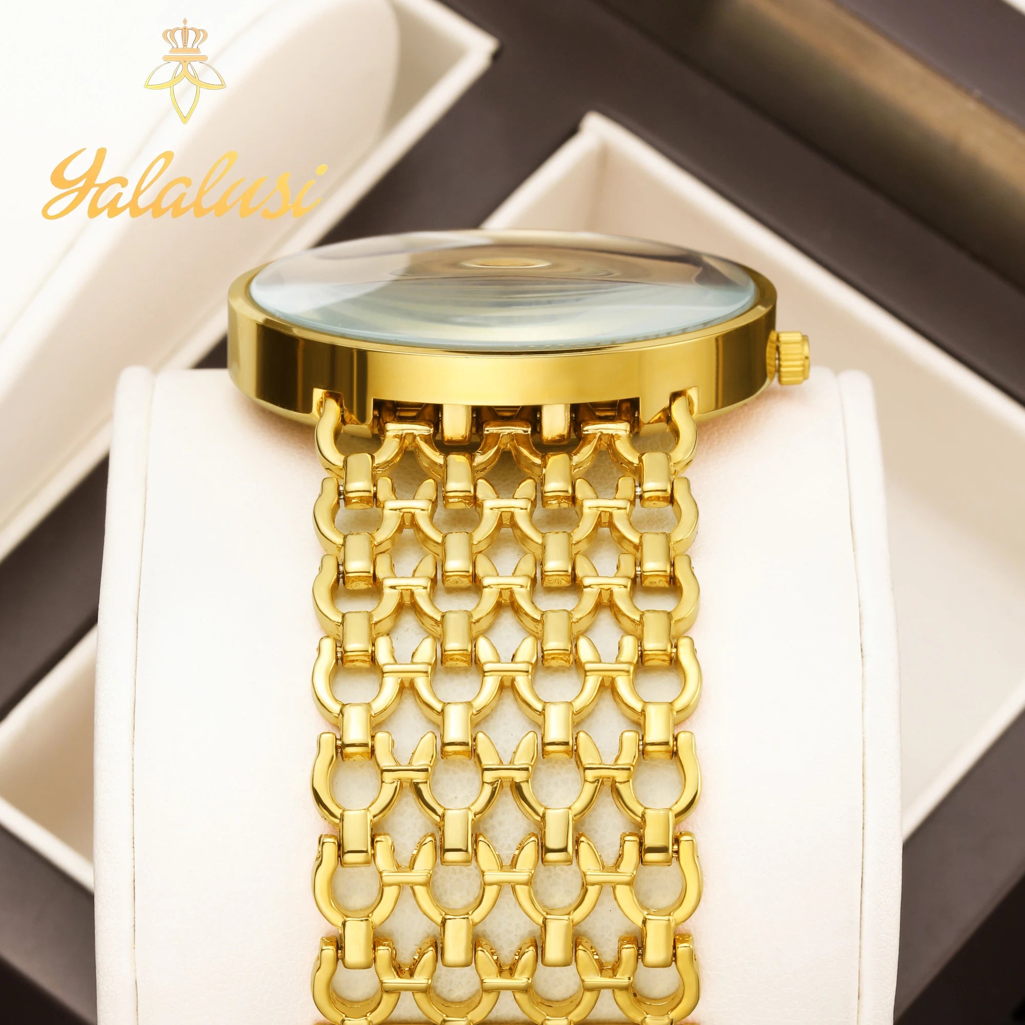 Gold Black Dual Color Bracelet Watch Women's Quartz Watch Gold Luxury Watch Women Gold-Plating Watch