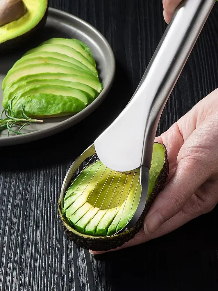Avocado Knife Gadget Stainless Steel Cutters Kitchen Gadgets Fruit Cutting Artifact All for Kitchen and Home Dragon Fruit Slices