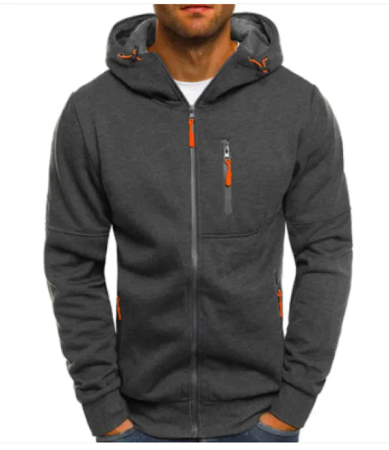 Men Hoodie Cotton Jacket