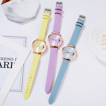 Women Bracelet & Watch Set: 2 Set