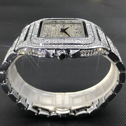 Ice Out Square Watch For Men