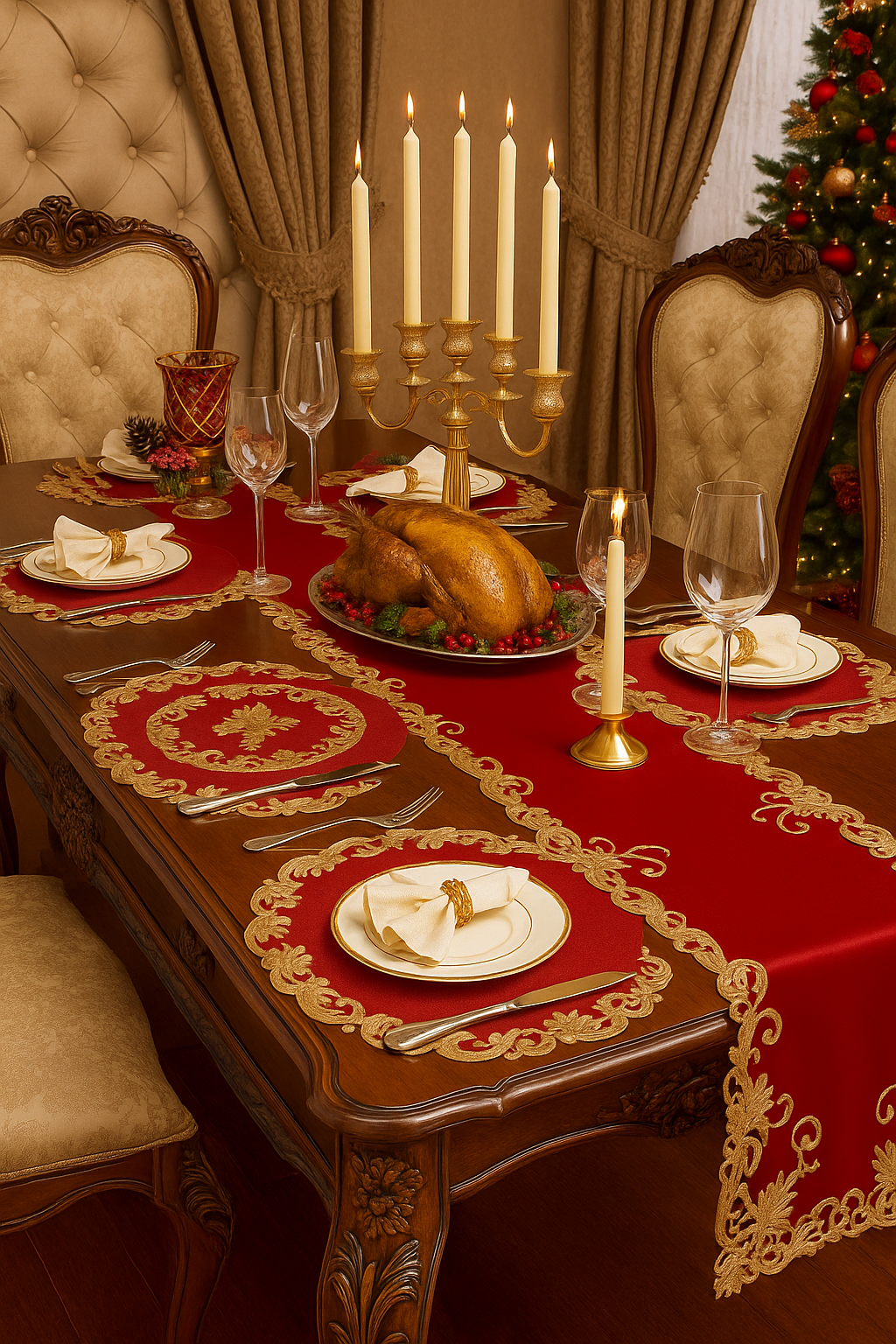 Elegant Farmhouse Table Runner for Dining Room – Rustic Linen Style for Everyday & Holiday Decor