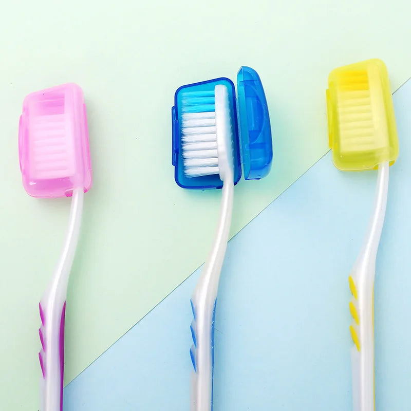 Portable Lamp Post toothbrush cover holder case for bathroom, protects toothbrushes and keeps them clean and dry.