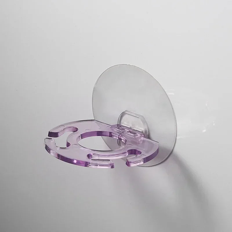 Transparent kids toothbrush holder by Lamp Post, bathroom storage rack for organizing children's toothbrushes and bathroom gadgets.