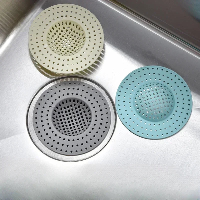 Lamp Post bathroom hair filter sink and bathtub drain stopper, transparent hair catcher for shower and bathtub floor drain.