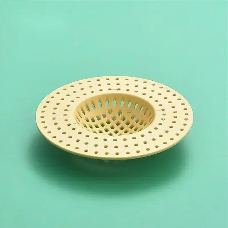 Lamp Post bathroom hair filter sink and bathtub drain stopper, transparent shower floor drain tool for hair collection and clog prevention.