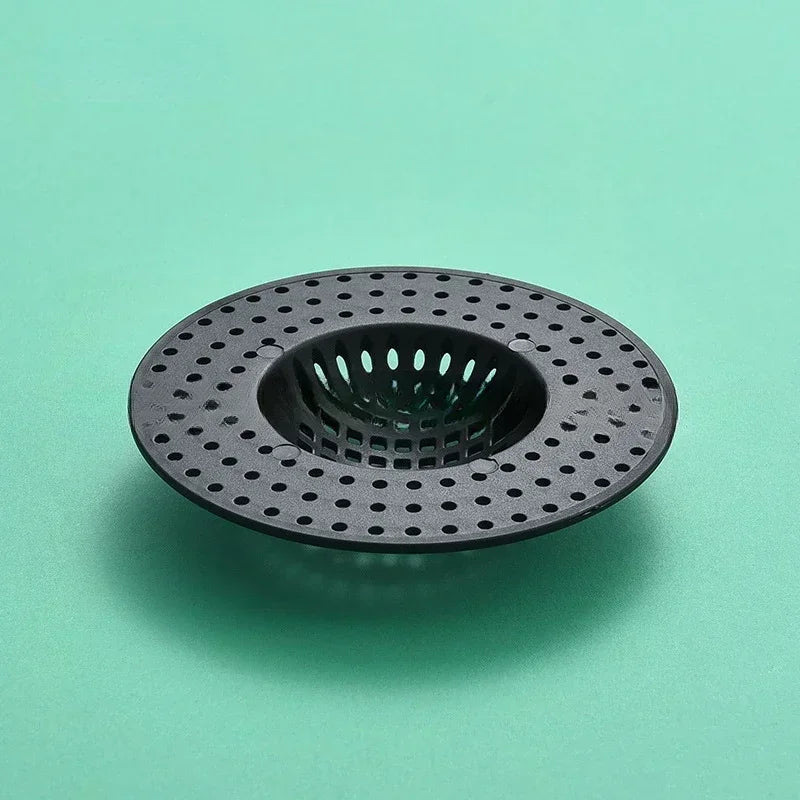 Lamp Post bathroom hair filter sink and bathtub drain stopper, transparent shower floor drain cover for hair catch and block debris.