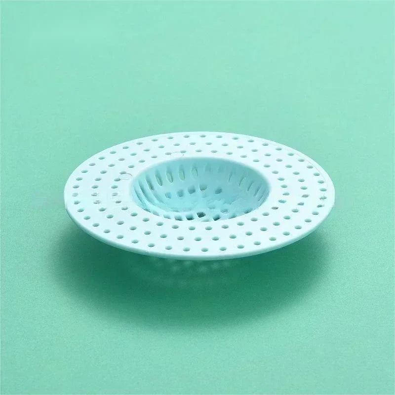 Lamp Post bathroom hair filter sink and bathtub drain stopper, transparent bathroom tool for preventing clogs in shower and bathtub drains.