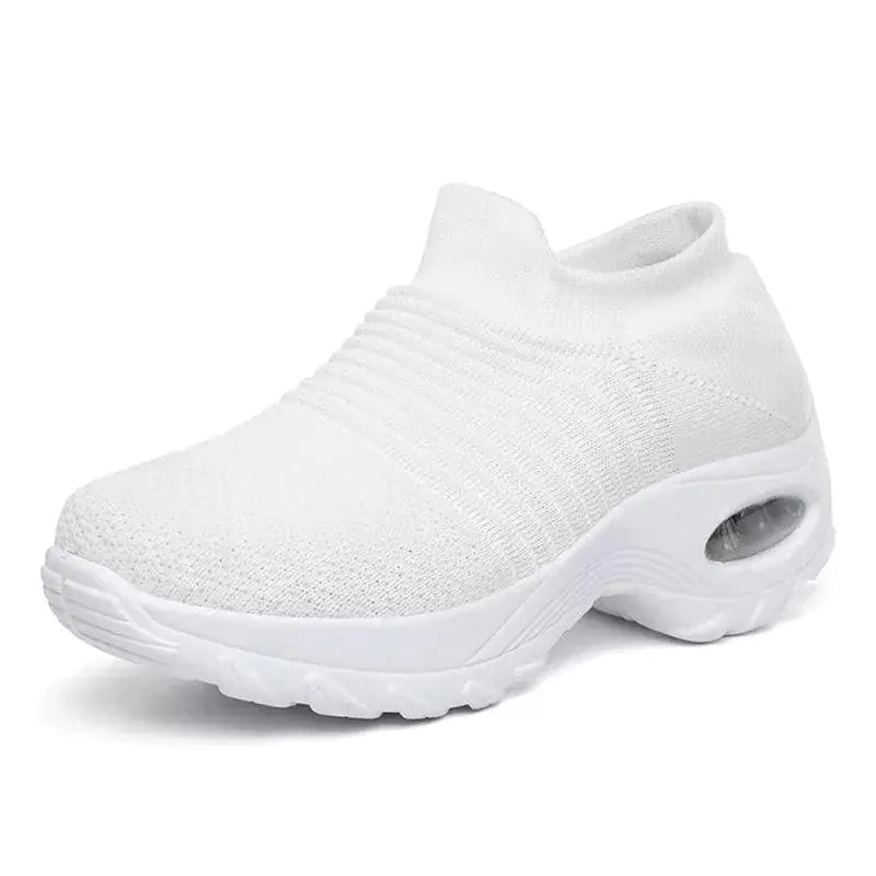 Black and gray women's sneakers by Lamp Post with a sleek design and comfortable fit, perfect for casual wear.