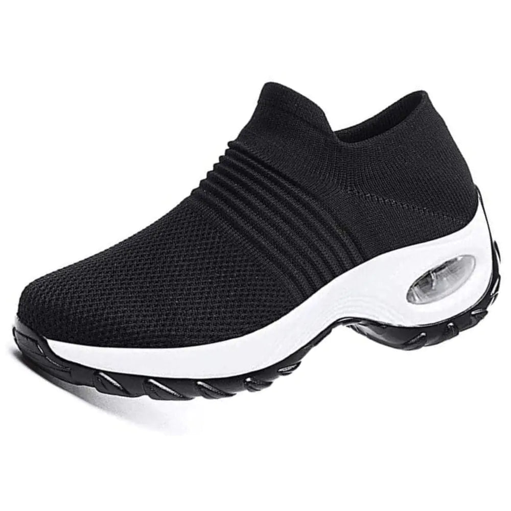 Women Lamp Post sneakers in black and gray, featuring a stylish design and comfortable fit, perfect for casual wear.