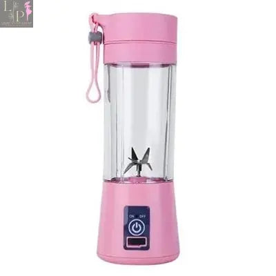 Purple Lamp Post portable USB blender with four blades, compact and lightweight for on-the-go blending.