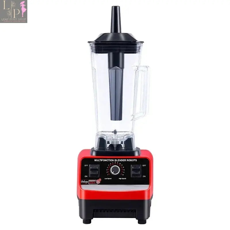 Lamp Post 2000W heavy-duty blender mixer juicer for smoothies, with a sleek design and sturdy construction for versatile food processing.