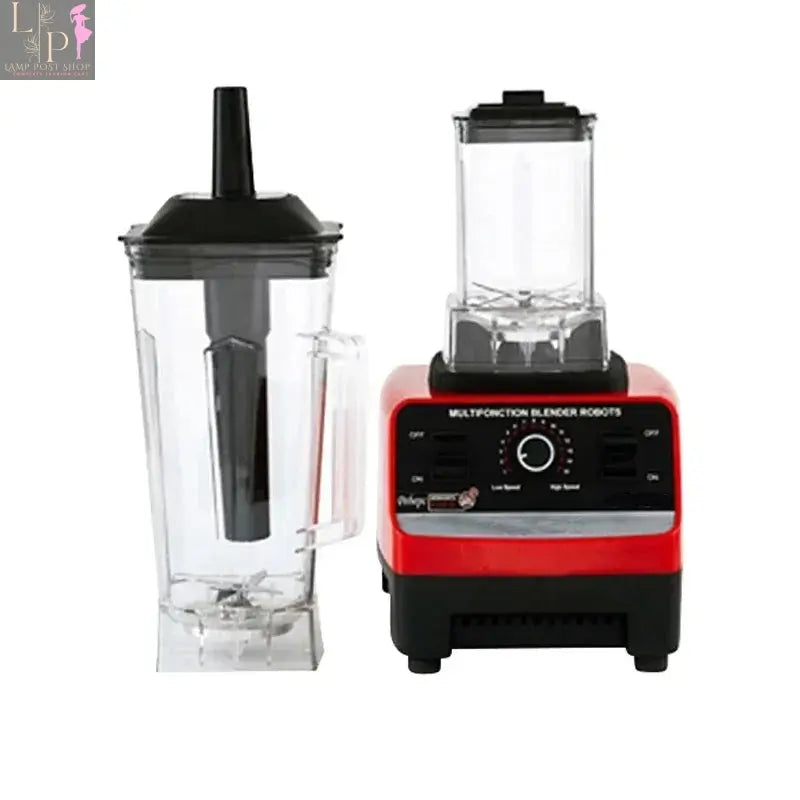Lamp Post 2000W heavy-duty blender and juicer for smoothies, with a sleek design and sturdy construction for efficient blending.