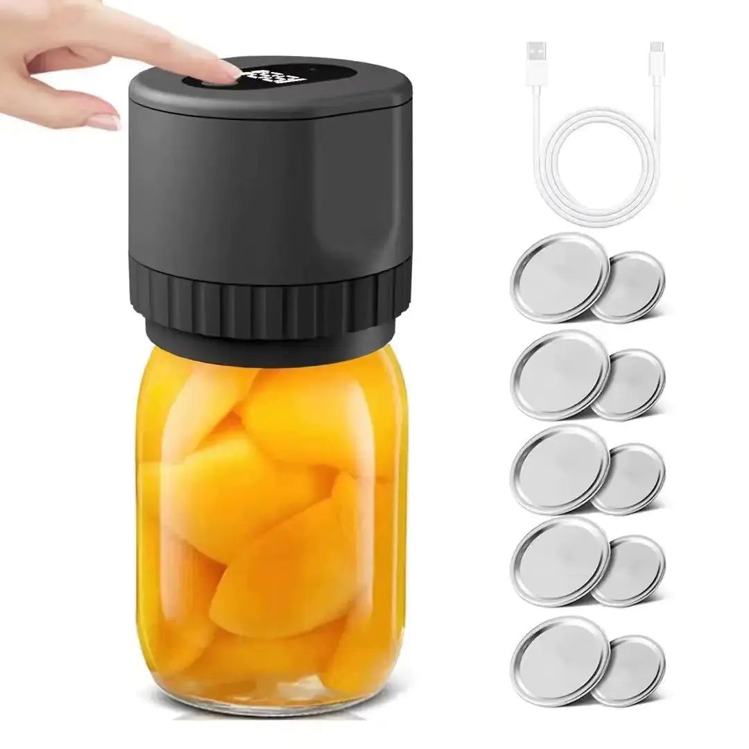 White Lamp Post mini blender with compact design, featuring a transparent blending jar and control buttons on the base.