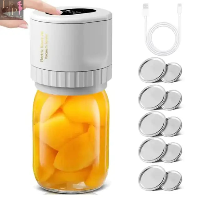 White Lamp Post mini blender with compact design and blending jar, perfect for smoothies and small kitchen tasks.