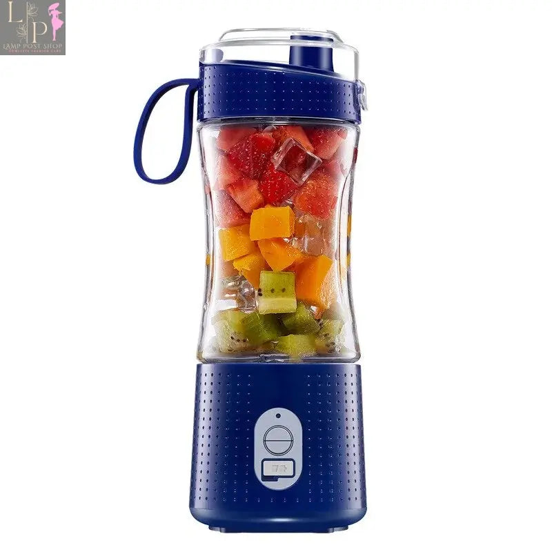 White Lamp Post portable blender with sleek design, compact and lightweight for on-the-go blending.