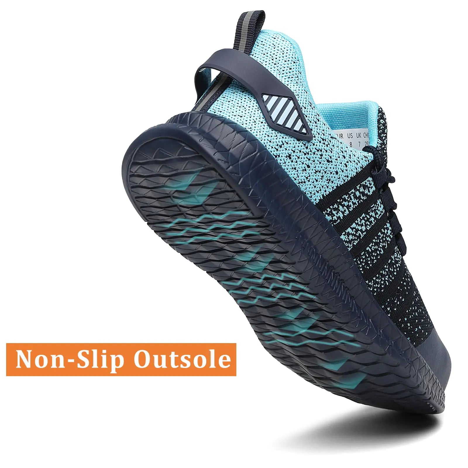 Blue lightweight women's shoes by Lamp Post featuring comfortable design and casual style, suitable for everyday wear.