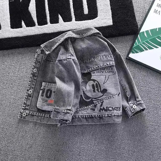Blue denim jacket for men by Lamp Post, featuring classic design and button closure, casual outerwear for everyday wear.