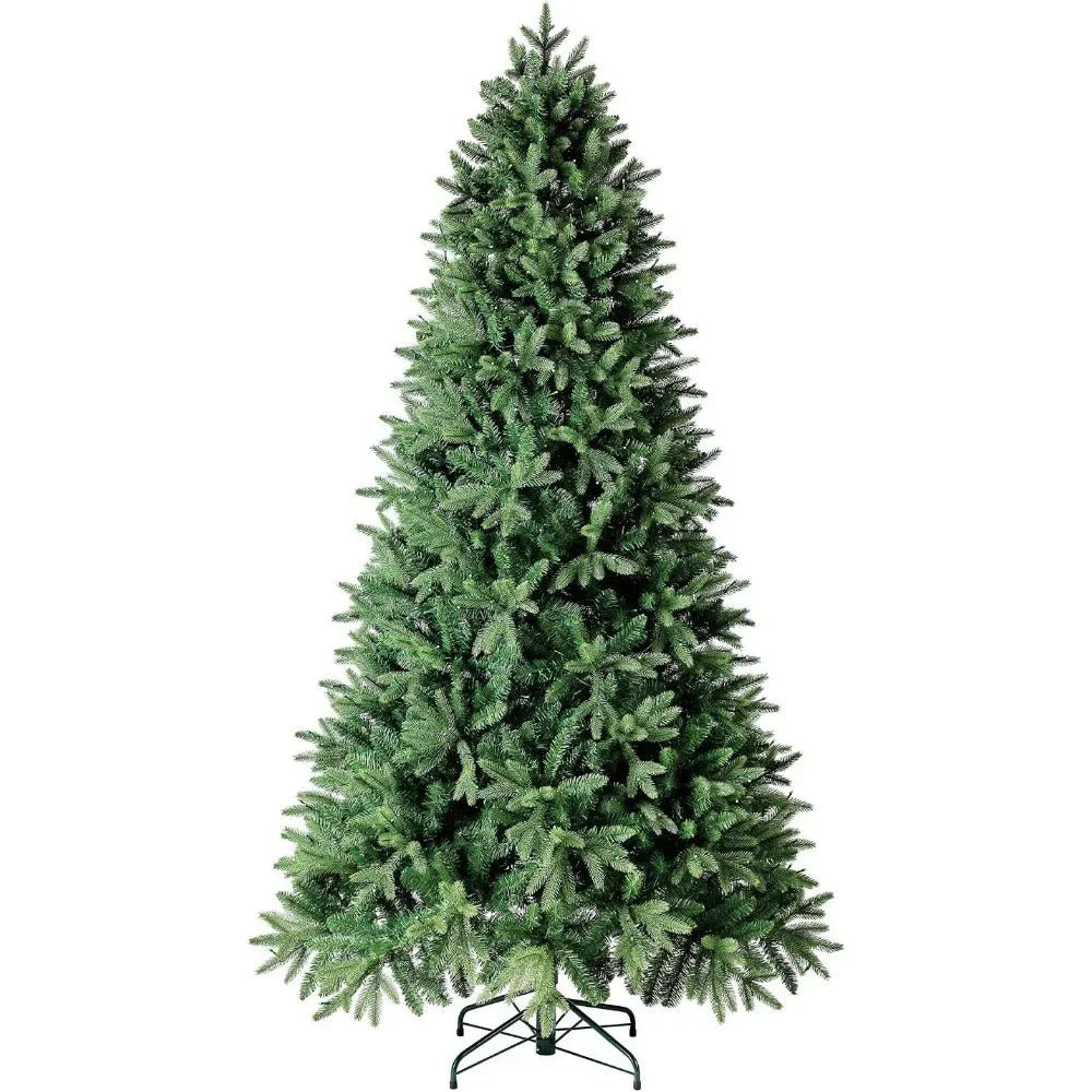 7.5 ft green pre-lit Christmas tree with multi-color lights, app-controlled, decorative holiday tree by Lamp Post
