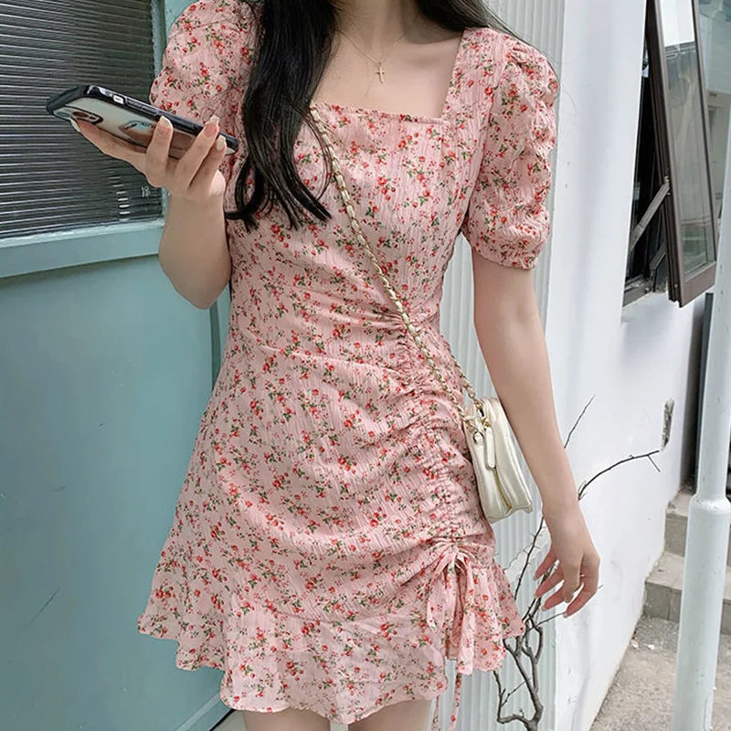 Pink short sleeve summer women's clothing by Lamp Post, featuring a casual fit and lightweight fabric.