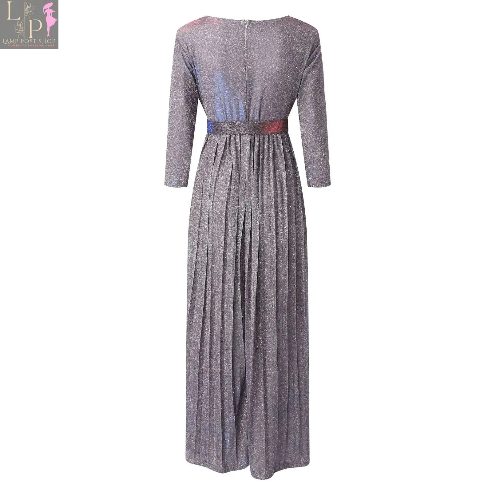 Elegant black party dress by Lamp Post, showcasing a stylish evening gown with a sleek silhouette and sophisticated design.