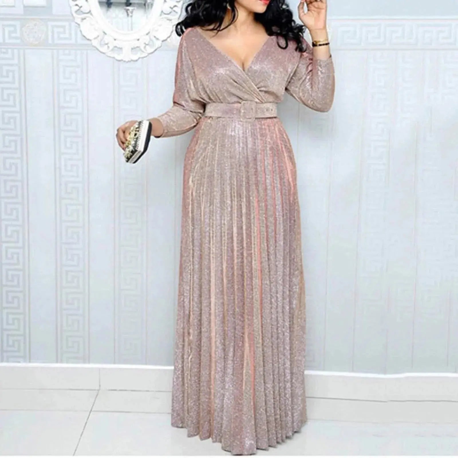 Elegant black party dress from Lamp Post, stylish clothing for women, featuring a sleek design perfect for special occasions.