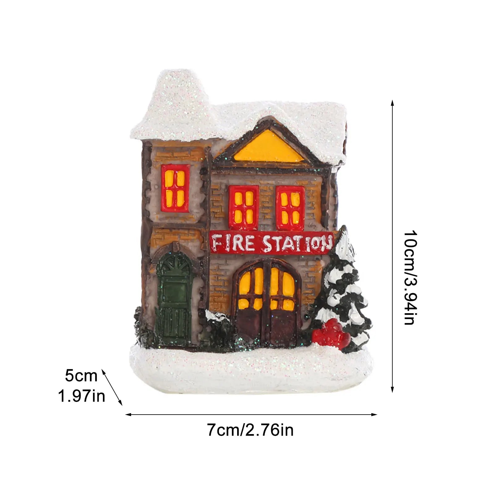 LED Christmas decoration by Lamp Post featuring a snow house and festive lights for holiday decor.