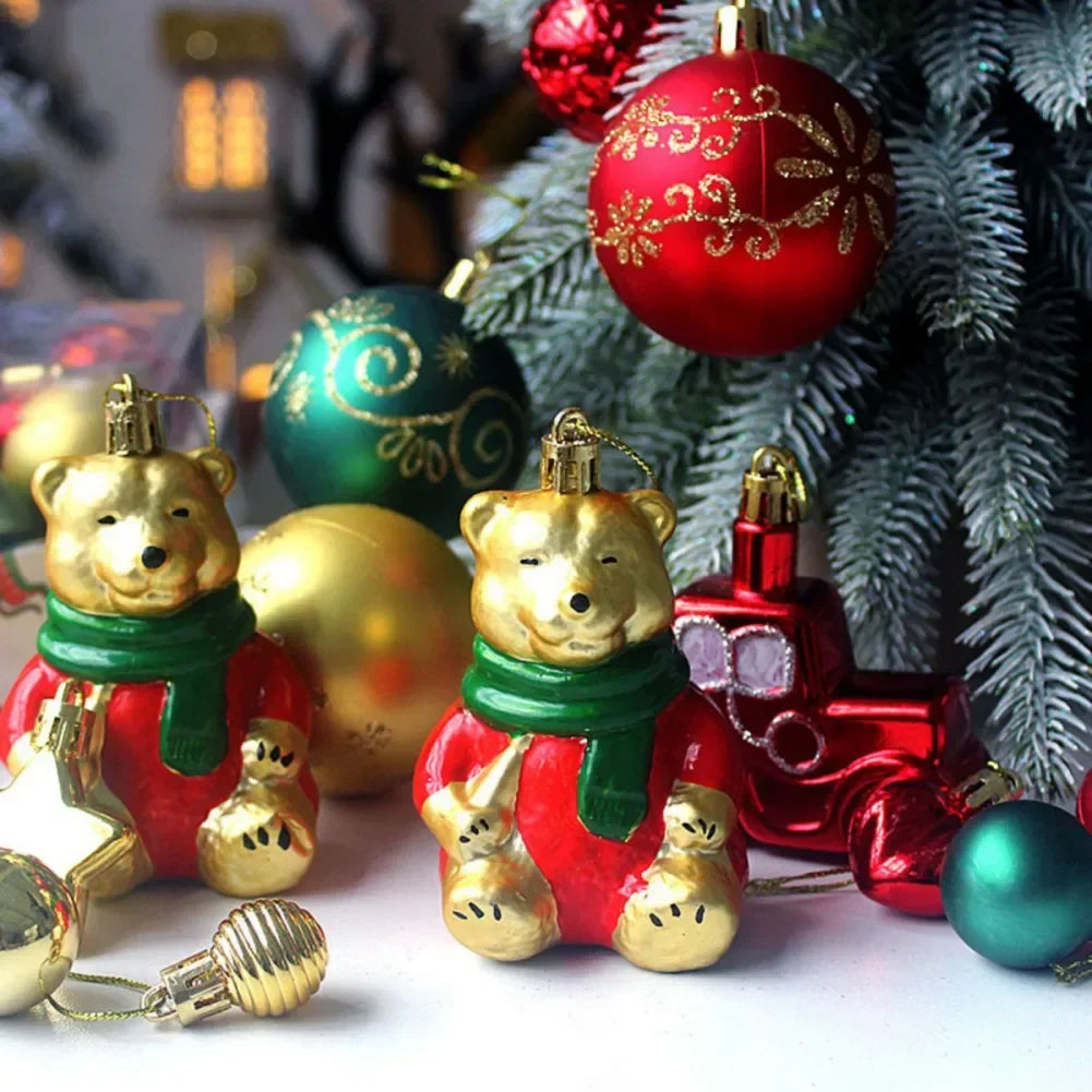 Lamp Post Christmas tree hanging pendant ornaments, festive holiday decorations for Christmas trees.