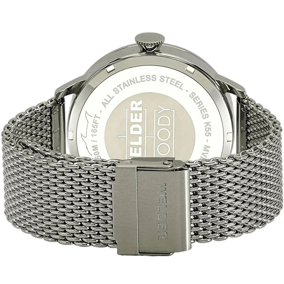 Men's waterproof watch by Lamp Post with a sleek design, ideal for Father's Day gift, featuring a durable strap and clear dial.