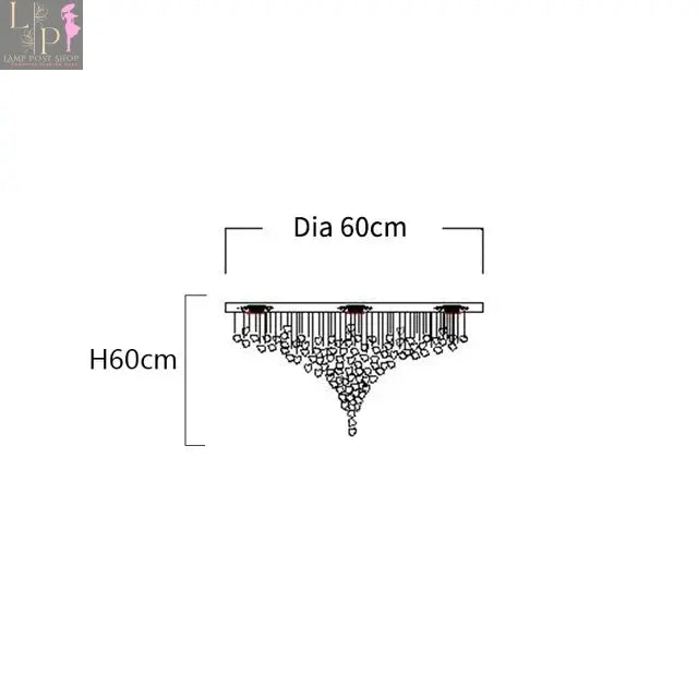 Large Crystal LED chandelier by Lamp Post with gradient stone design, white crystal accents, ideal for staircase or luxury ceiling lighting.