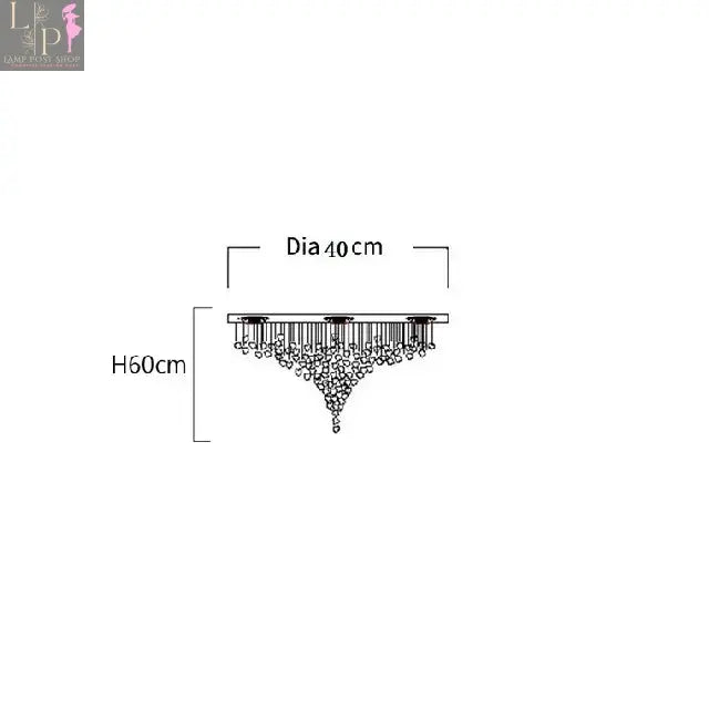 Large Crystal LED chandelier by Lamp Post featuring a gradient stone design, cold white light, ideal for staircase or luxury ceiling decor.