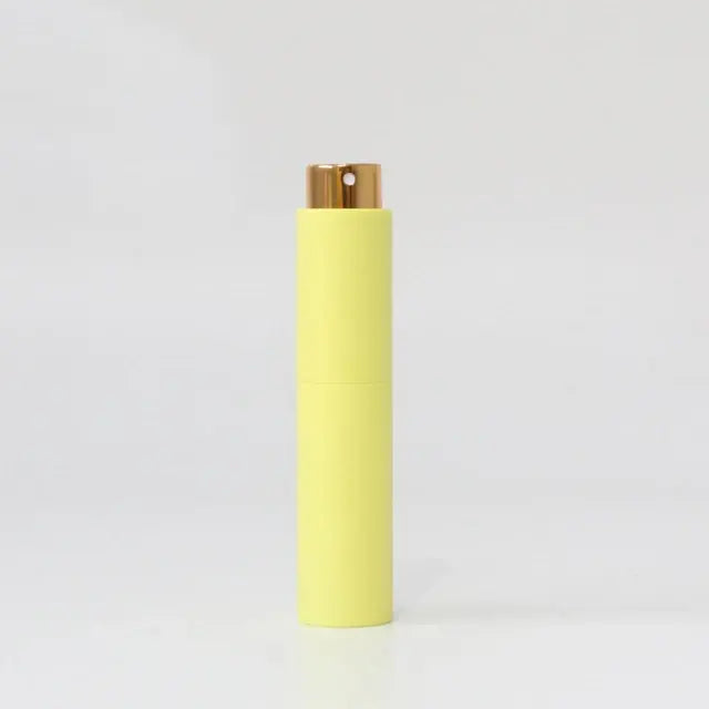 Refillable portable mini women’s perfume glass bottle with Lamp Post branding, compact and stylish for on-the-go fragrance.