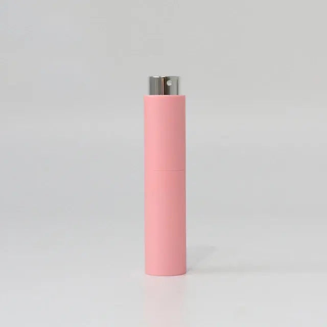 Refillable portable mini women’s perfume glass bottle with Lamp Post branding, compact and stylish for on-the-go fragrance.
