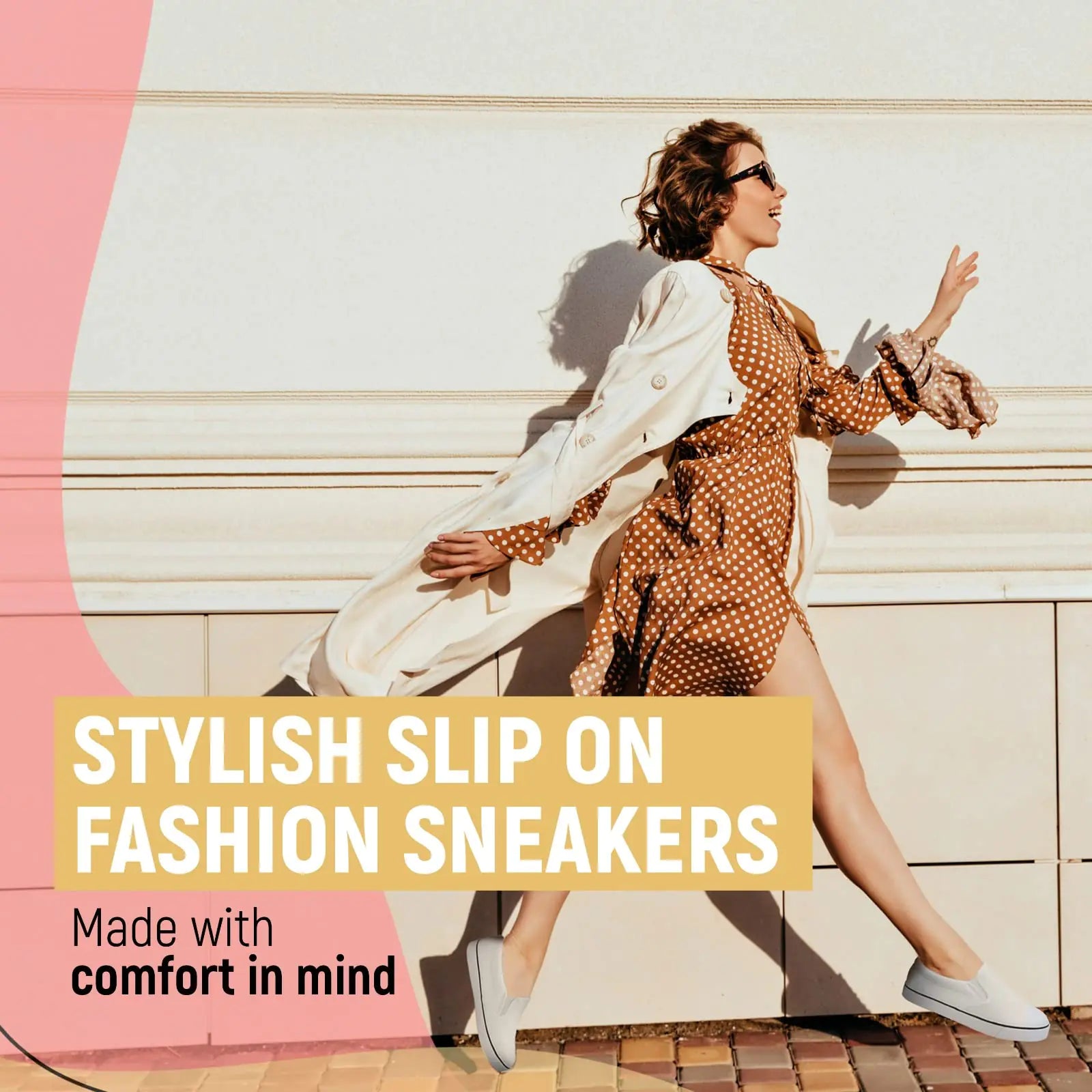 Fuchsia women's fashion sneakers by Lamp Post featuring stylish design and comfortable slip-on style.