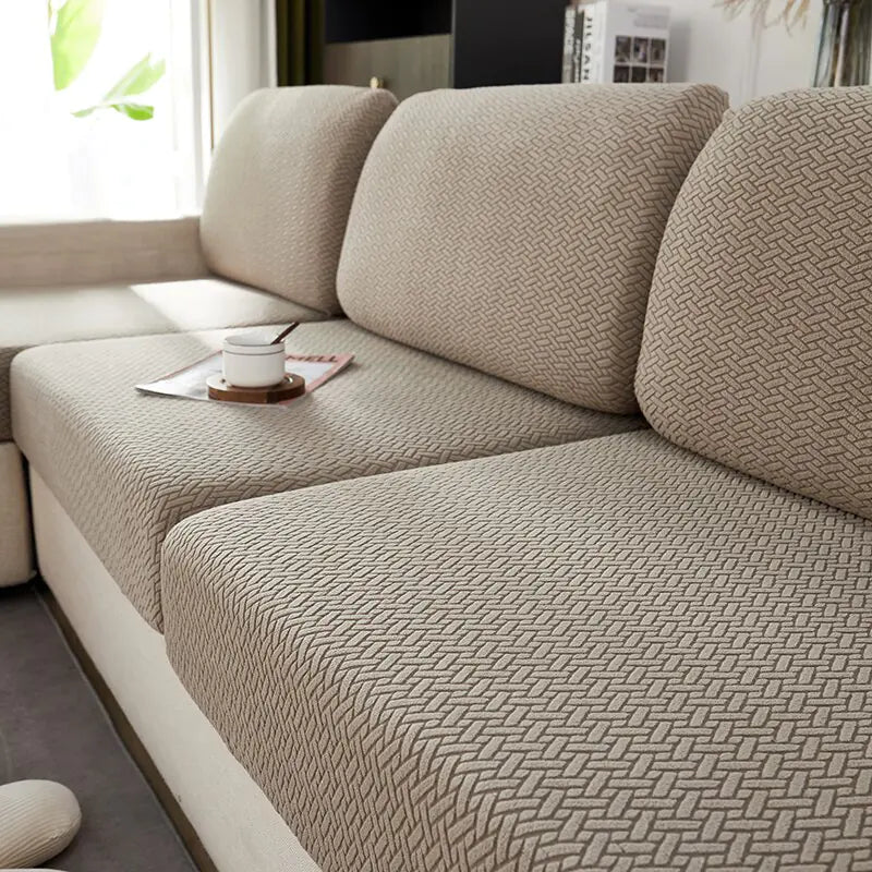 Green Lamp Post universal sofa cover with back cushion for protecting and decorating your sofa.