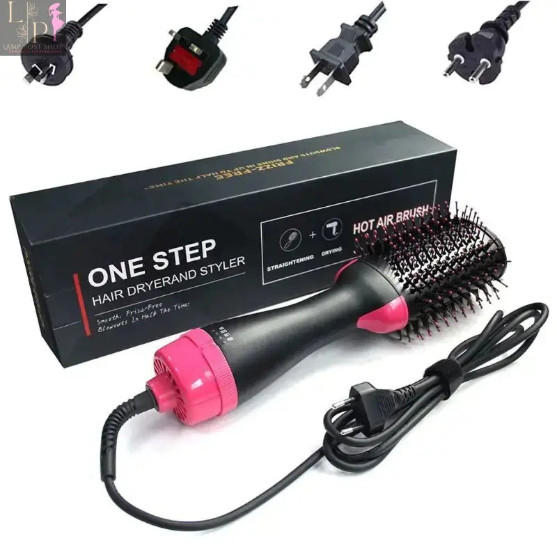 Lamp Post 2-in-1 multifunctional hair dryer, compact and versatile with multiple drying and styling features.