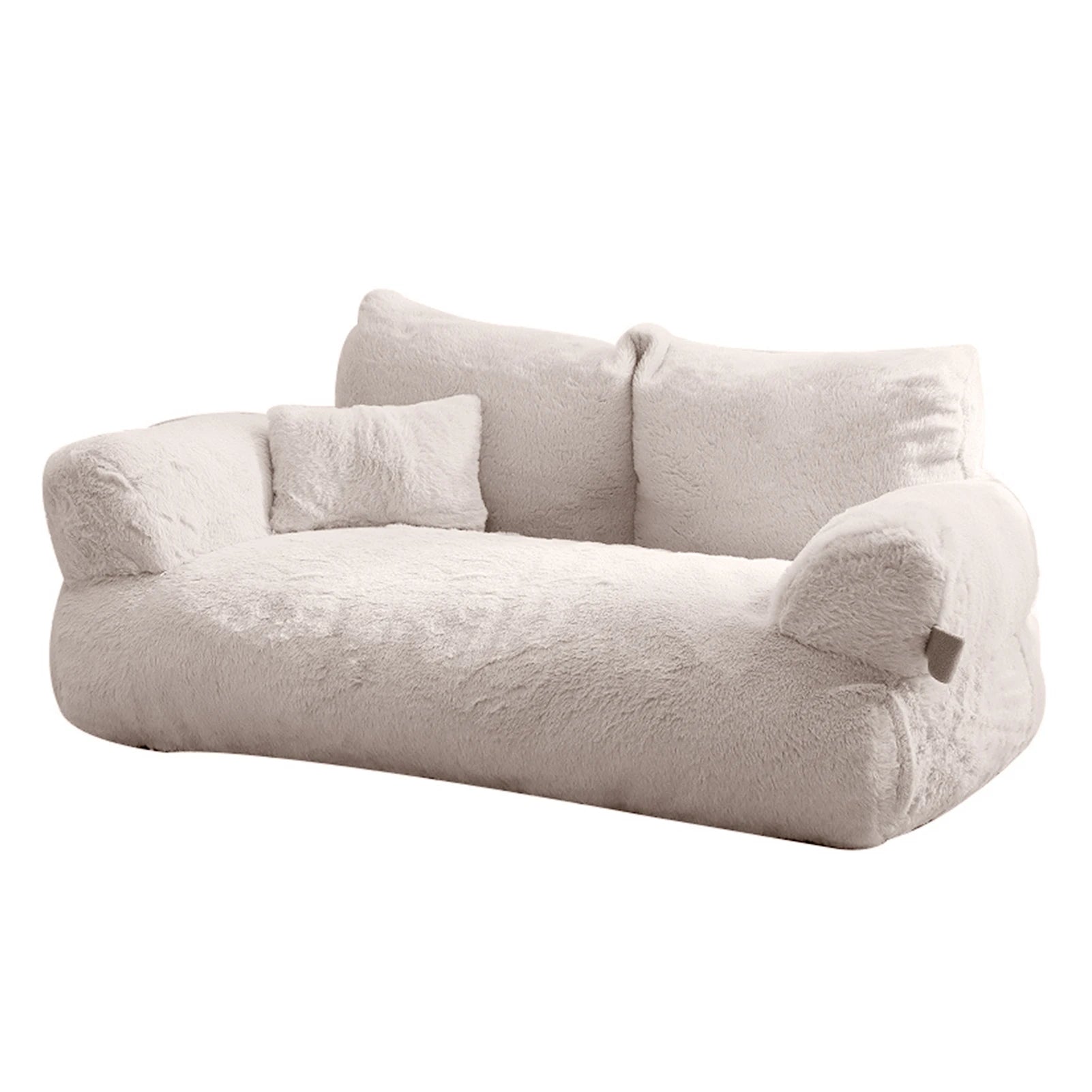 Lamp Post 2-piece pet sofa bed set with khaki cushions, ideal for dogs and cats, featuring comfortable home-style pet furniture.