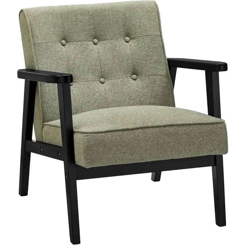 Beige 1-seat cushioned sofa from Lamp Post, perfect for living room seating with a comfortable, modern design.