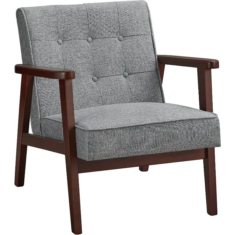 Beige 1-seat cushioned sofa from Lamp Post home sofa set, ideal as a living room chair with comfortable padding and modern design.