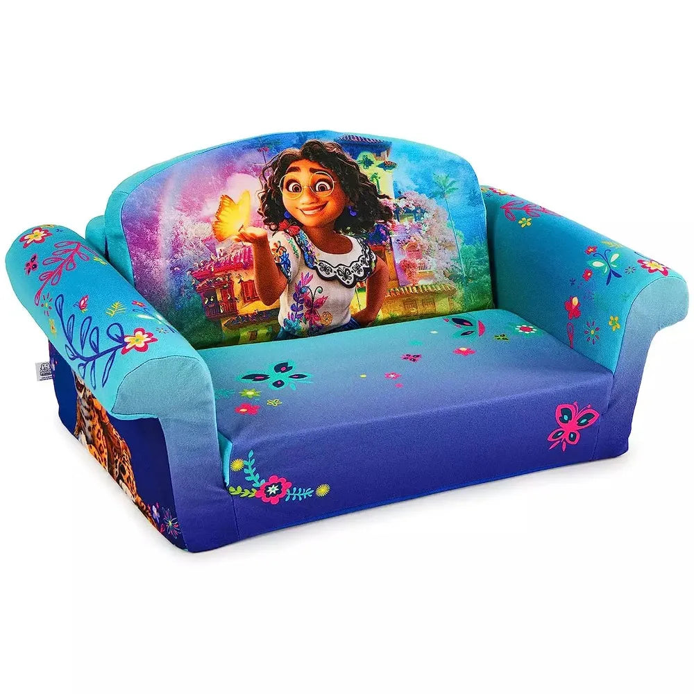 Blue Disney Design Kids Sofa Set by Lamp Post, cozy child-sized home sofa with fun Disney character details.