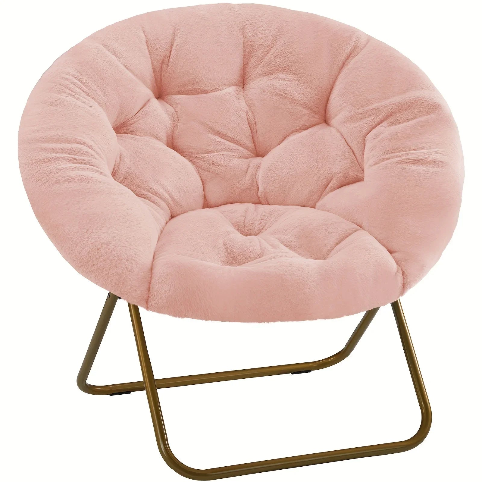 Pink folding lounge chair from Lamp Post, ideal for living room, bedroom, or courtyard relaxation.
