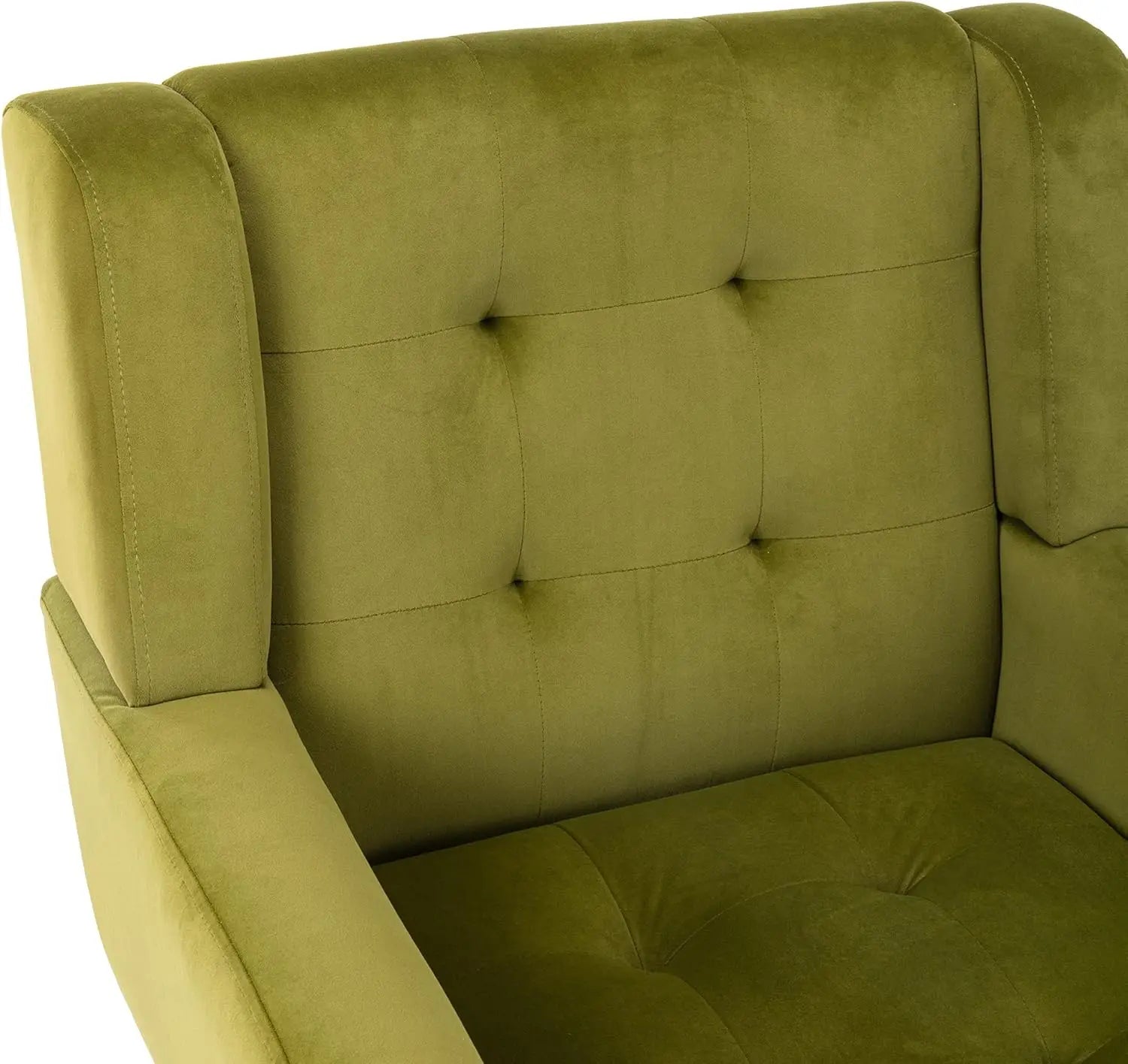 Green Lamp Post living room chair with arms, stylish home sofa set, comfortable and elegant for modern living spaces.