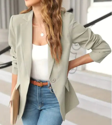 Ivory white winter jacket for women by Lamp Post, small size, with a cozy, stylish design and warm winter insulation.