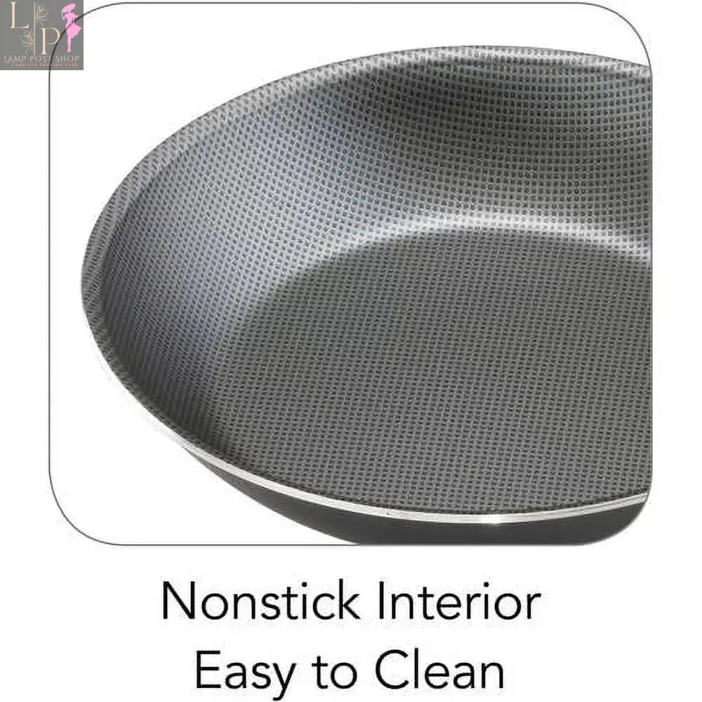Lamp Post 10-piece pots and pans set for kitchen accessories, includes various cookware with durable stainless steel finish.