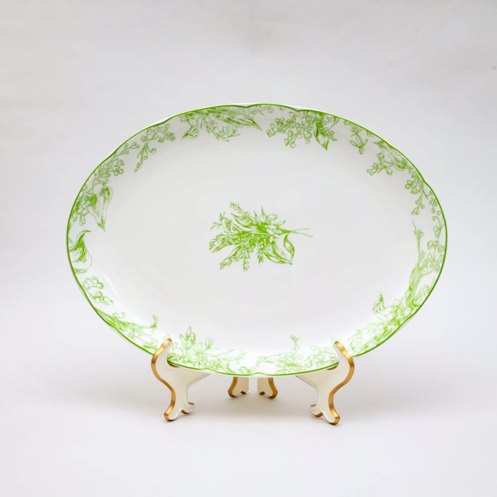 Lamp Post kitchen dishware set with plates, dishes, spoons, and cutlery, perfect for dining and gifting occasions.