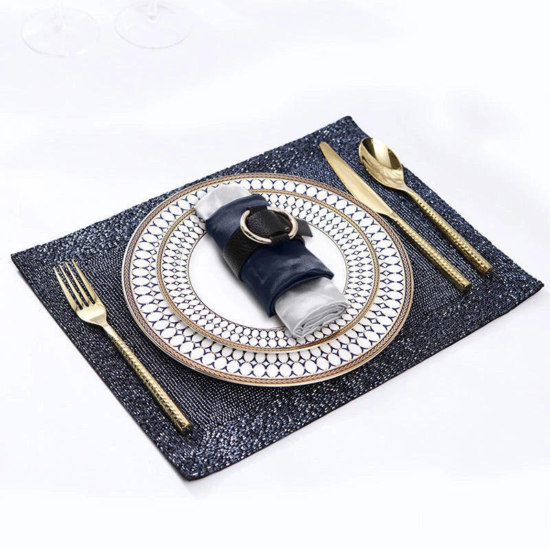 Lamp Post 10-piece full tableware set with plates, knives, spoons, and forks for kitchen dining and dinnerware.