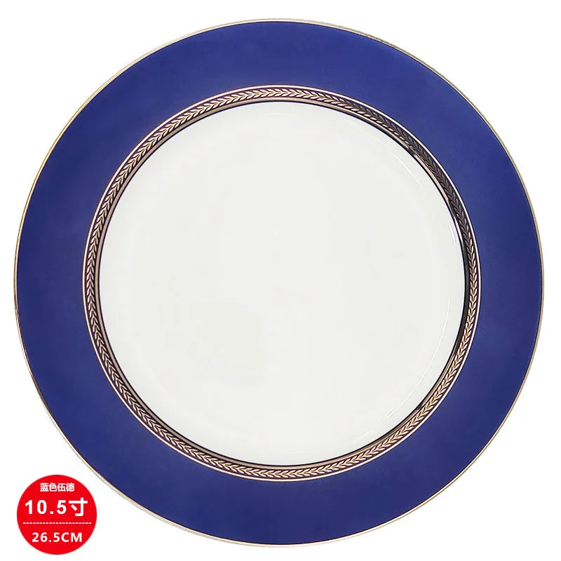 Lamp Post 10-piece full tableware set with plates, knives, spoons, and forks for kitchen dishware and dining.