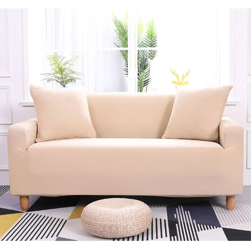 Lavender colorful sofa covers by Lamp Post, featuring vibrant, patterned fabric designed to enhance and protect your sofa.