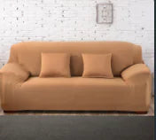 Lavender colorful sofa covers by Lamp Post, showcasing vibrant, decorative slipcovers for sofas with detailed patterns.