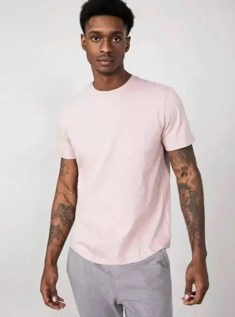 Black men's dress shirt by Lamp Post, small size, featuring a classic collar and button-up front for formal or business wear.